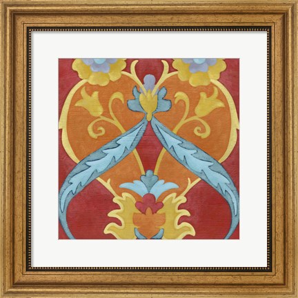 Framed Alhambra Pattern IV Print