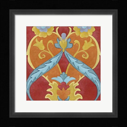 Framed Alhambra Pattern IV Print