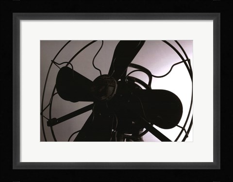 Framed Vintage Fan Study III Print