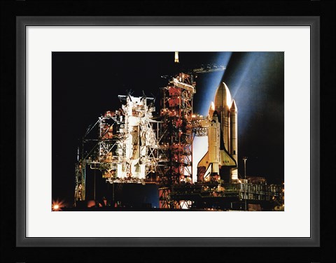 Framed Space Shuttle Columbia Print
