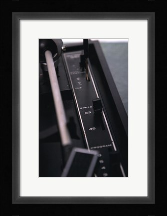 Framed Turntable IV Print