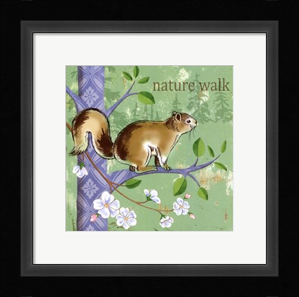 Framed Into the Woods Print