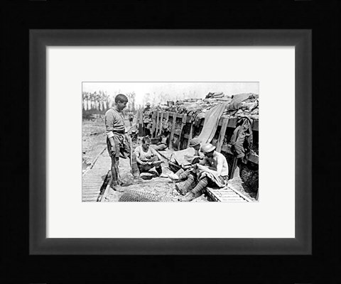 Framed Armentieres Trench Print