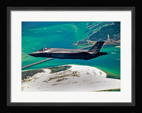 Framed First F-35 Headed for USAF Service Print