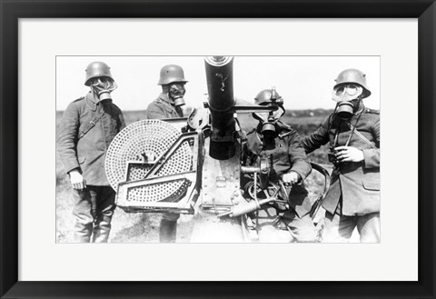 Framed German Soldiers 1915 Print