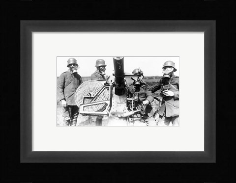 Framed German Soldiers 1915 Print