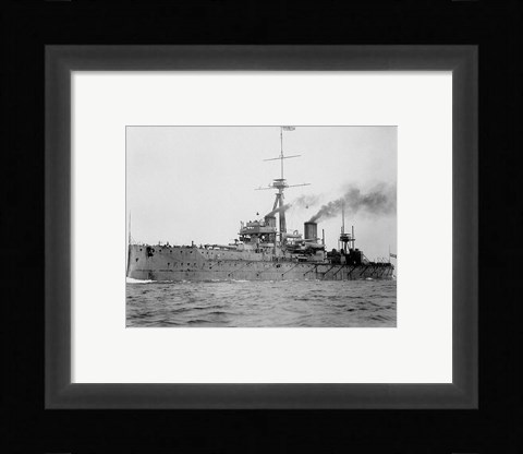 Framed HMS Dreadnought 1906 H61017 Print