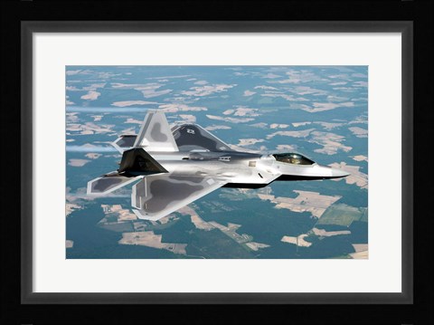 Framed Lockheed Martin F-22 Print