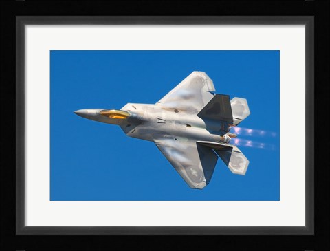 Framed Lockheed Martin F-22A Raptor JSOH Print