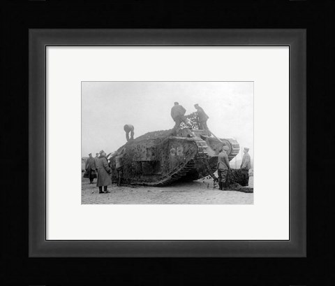 Framed Mark IV Tank Print