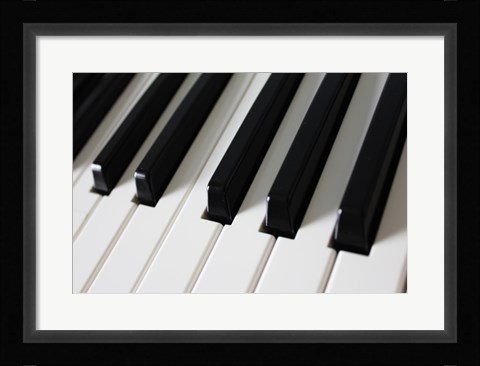 Framed Piano Keys Print