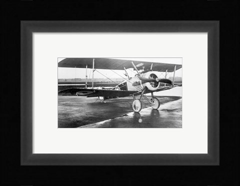 Framed RAF Sopwith Camel Print