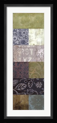 Framed Zen Panel I Print