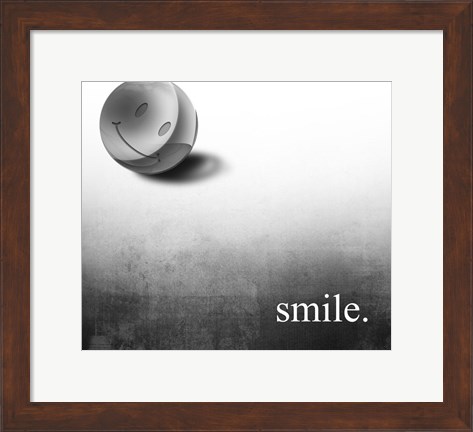 Framed Smile Print