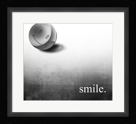 Framed Smile Print