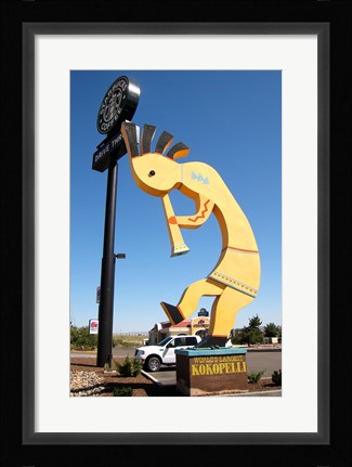 Framed World's Largest Kokopelli Print