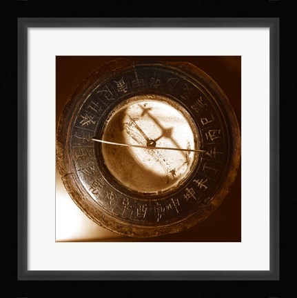Framed Chinese Compass Print
