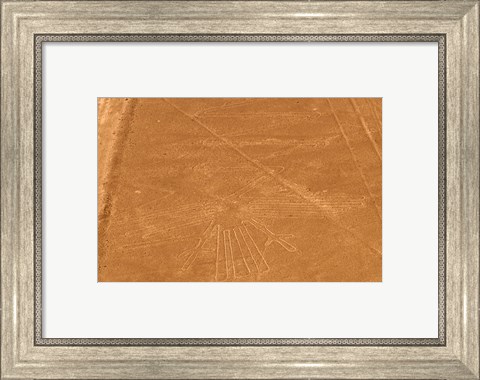 Framed Nazca Lines Design Print