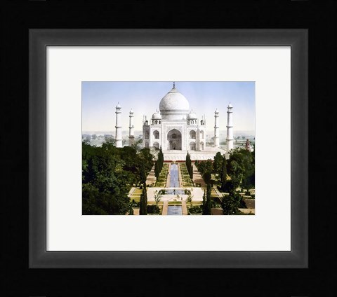 Framed Taj Mahal 1890 Print