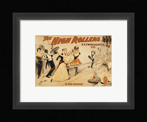 Framed High Rollers Extravaganza Print