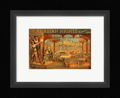 Framed Arabian Nights Print