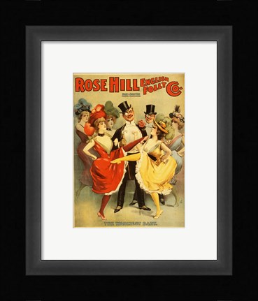 Framed Rose Hill English Folly Print