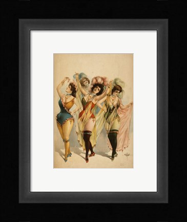 Framed Gaiety Dancers Print