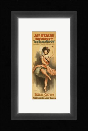 Framed Merry Widdow Print