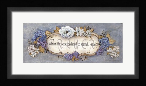 Framed Prayer Print