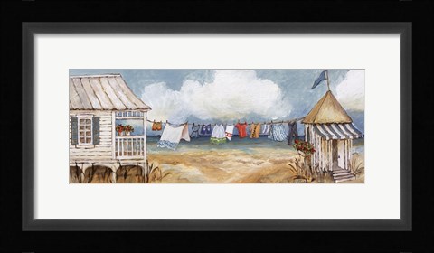Framed Fresh Laundry I Print