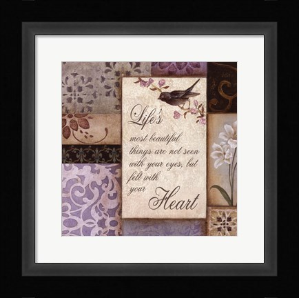 Framed Lavender Inspiration II Print