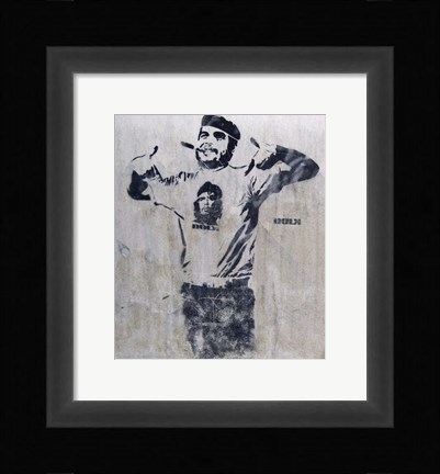 Framed Che and Fidel, Norway Print