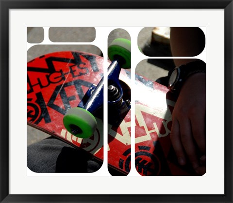 Framed Element Skateboard Print