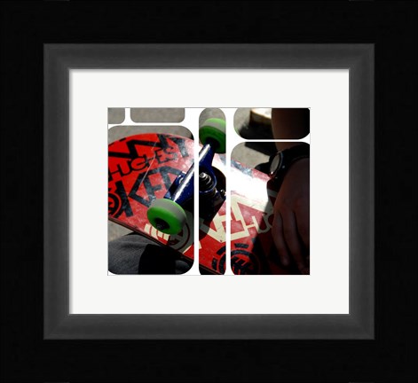 Framed Element Skateboard Print