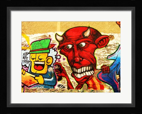 Framed Graffiti Print