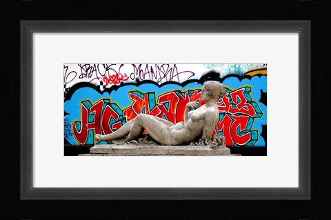 Framed Graffiti Sculpture Tokyo Print