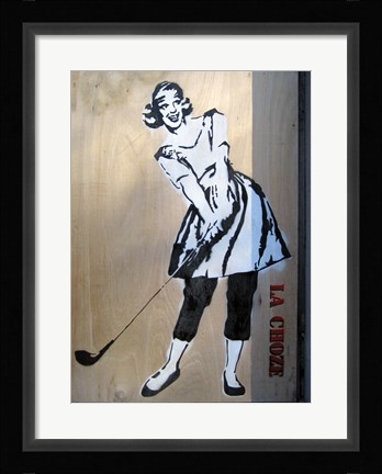 Framed Namur Graffiti Print