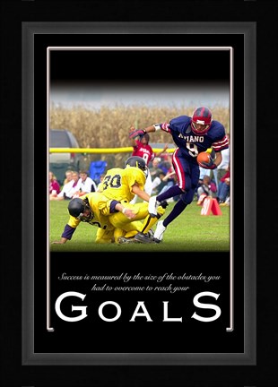 Framed Goals Print