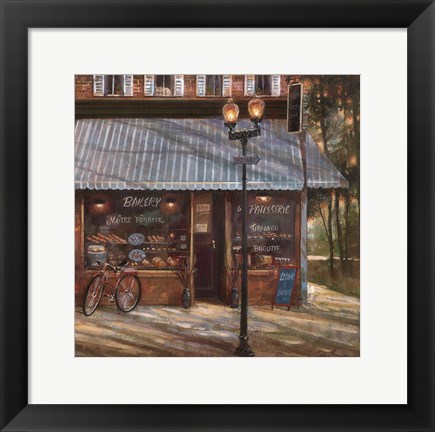 Framed Pastry Shop Print