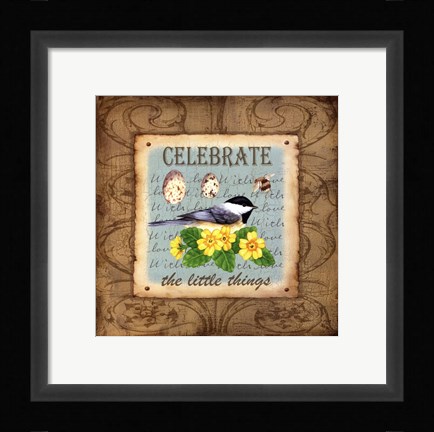 Framed Wings of Wonder I Print