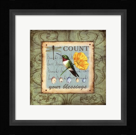 Framed Wings of Wonder II Print