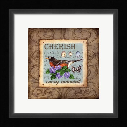 Framed Wings of Wonder III Print