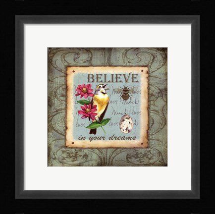 Framed Wings of Wonder IV Print