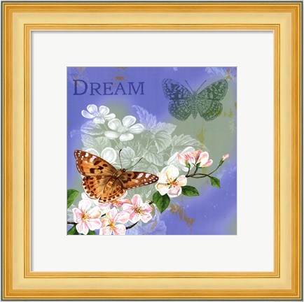 Framed Butterflies Inspire II Print