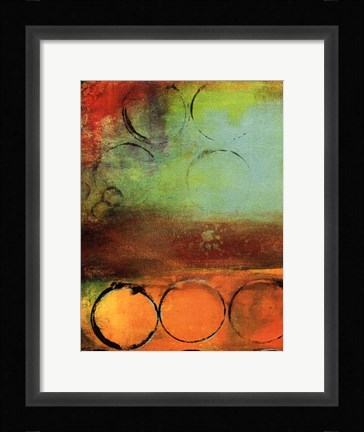 Framed Round The Block I Print