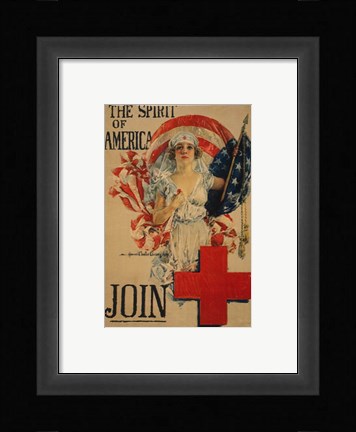 Framed Howard Chandler Christy WWI Poster Print