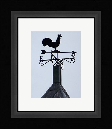 Framed Weathervane, The Church of St Peter and St Mary Print