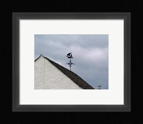 Framed Weathervane at Bellanoch Print