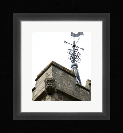 Framed Weathervan on the Church of St Mary, Horncastle Print