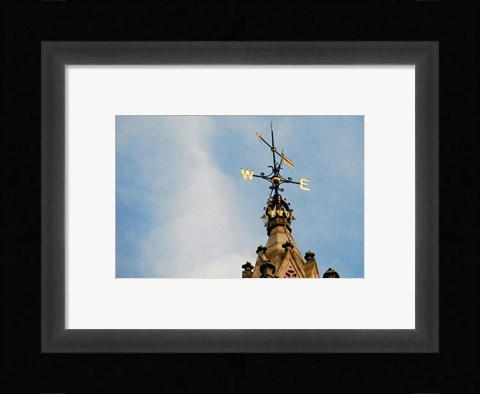Framed Weathervane, Belfast Print